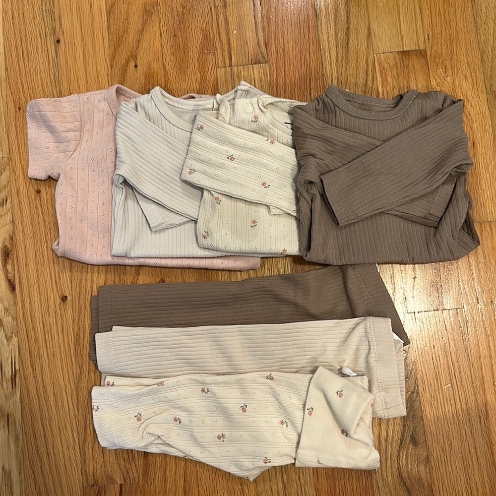 H&M 0-3 bodysuits and Pants